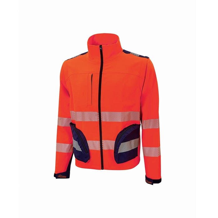 Veste de travail BEA Red Fluo | HL223RF - Upower