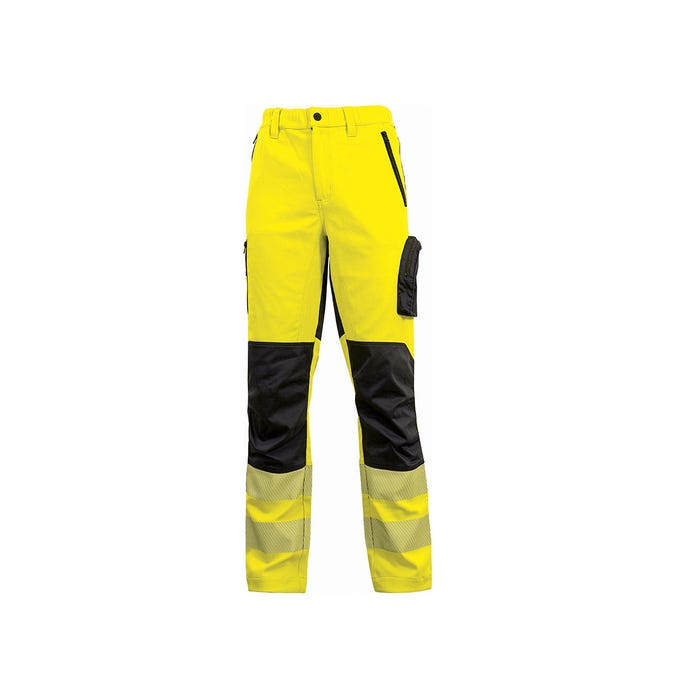 Pantalon haute visibilité ROY Yellow Fluo | HL222YF - Upower