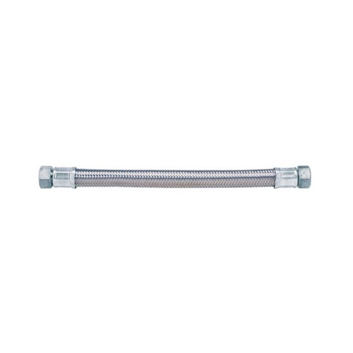 Flexible chauffage inox FF - Longueur : 100 cm - Tube : 3/4'' - Diamètre : 19