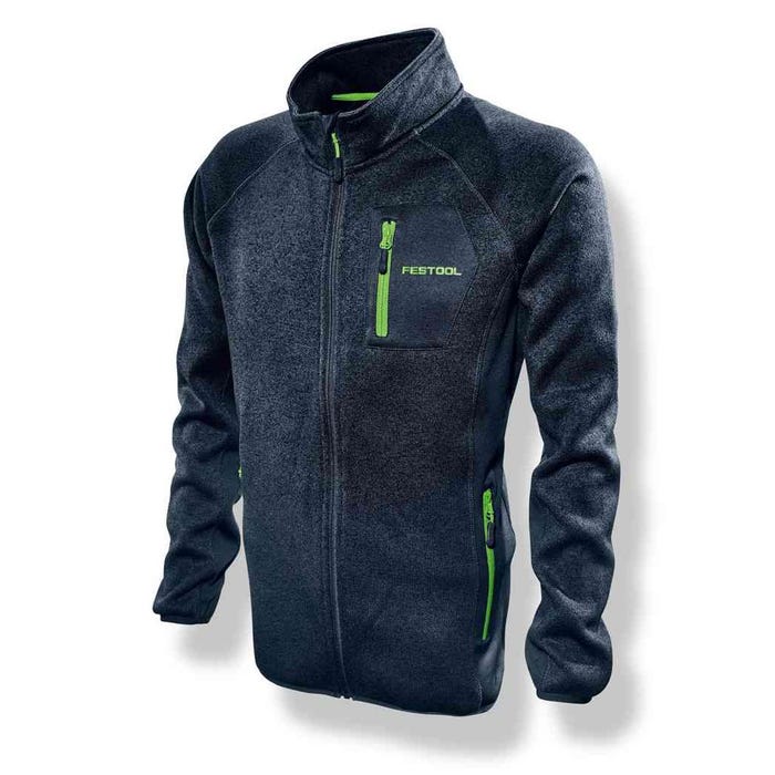 Veste sweat polaire polyester bleu TM - FESTOOL - 204009