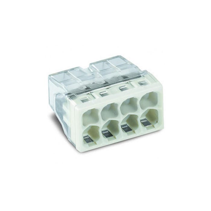 Boîte de 10 bornes COMPACT pour boîtes de dérivation Wago - 2,5mm² - 8 conducteurs