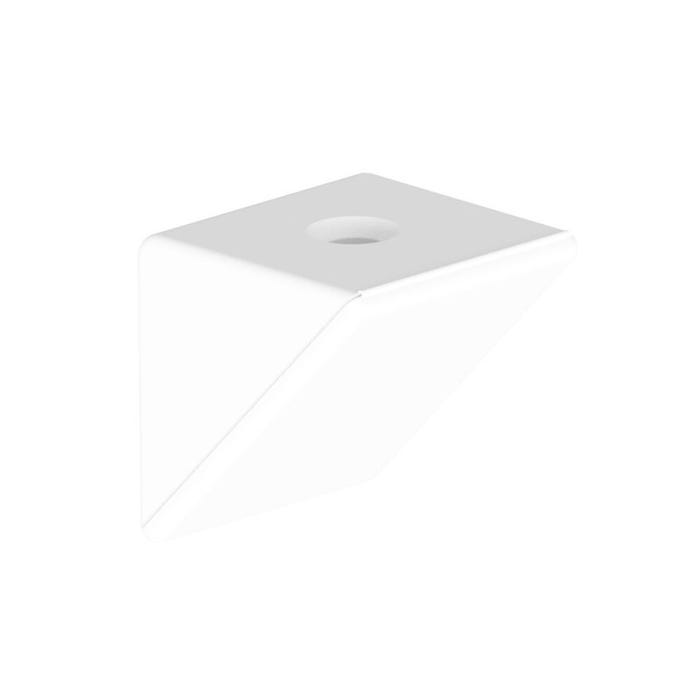 Taquet d'assemblage simple blanc - lot de 12 pièces