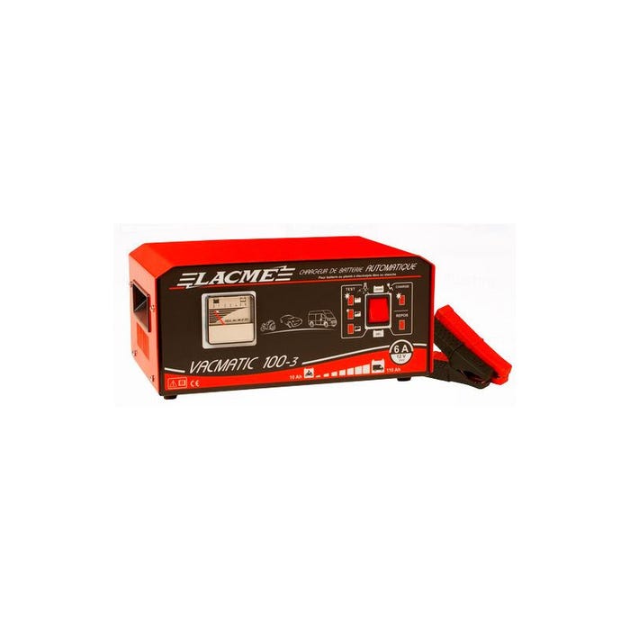 Chargeur batterie au plomb automatique 6A 12V VACMATIC 100-4 Lacme