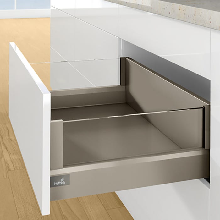 Kit arcitech 94 avec designside hauteur 218 - Décor : Blanc - Longueur : 500 mm - HETTICH