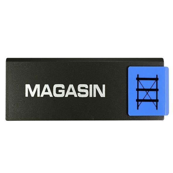 Plaquette de porte Magasin - Europe design 175x45mm - 4260518