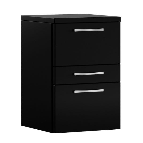 Armoire de rangement de Alba - Badplaats - 83 cm Noir - Meuble de rangement