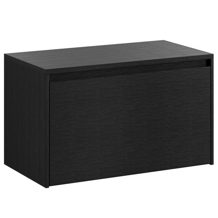 Meuble de salle de bain Jelsey - Badplaats - Noir - 80cm - Meuble vasque