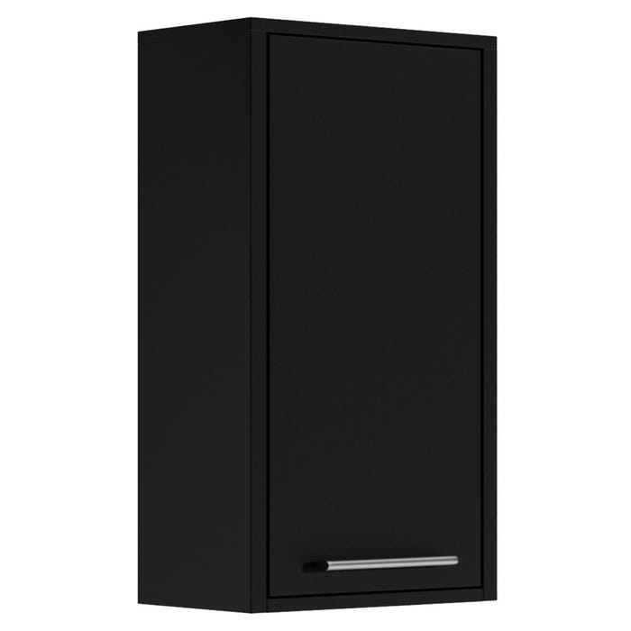 Armoire de salle de bain Nemo - Badplaats - suspendu 32 x 20 x 72 cm - Noir mat