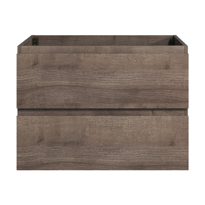 Meuble de salle de bain Angela 80cm - Badplaats - chene brun – Armoire rangement