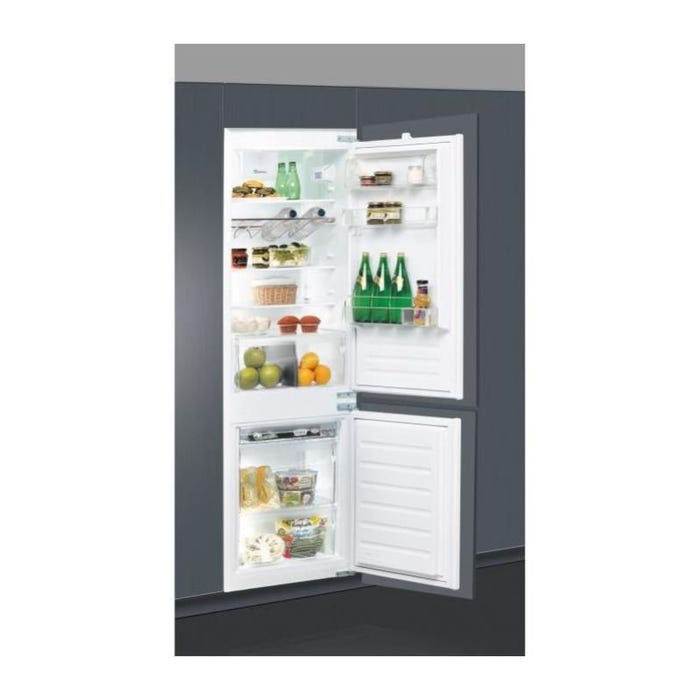 Réféfrigérateur congélateur bas - WHIRLPOOL - ART6619F1 - 2 portes - 273 L (194 L + 79 L) - Less Frost - L 54 x H 177 cm - G