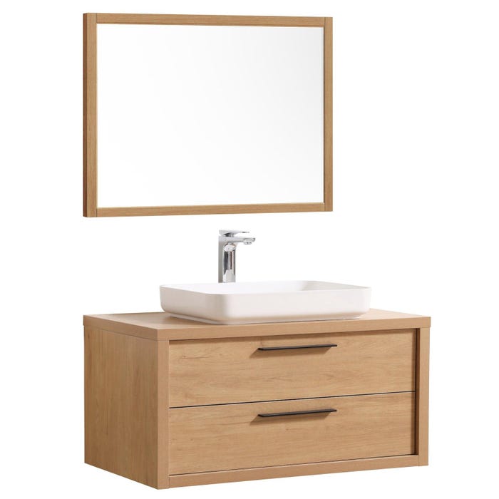 Meuble de salle de bain Indiana 90 cm - Badplaats - Chene