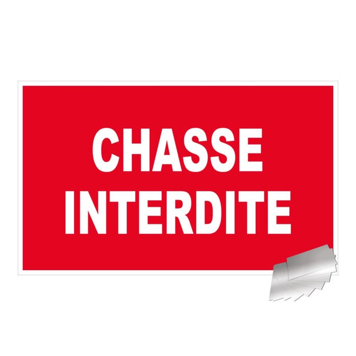 Panneau Chasse interdite - Alu 330x200mm - 4010922