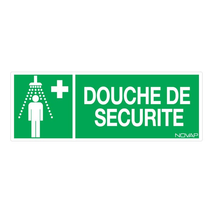 Panneau Douche de sécurité - Rigide 330x120mm - 4140674
