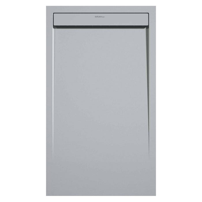 Receveur de douche Gris 7035, finition Lisse Stone SMART, grille de couleur - 140 x 70 cm