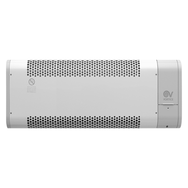 Radiateur soufflant mural à timer 1500 W 573x258x109 mm Microrapid Vortice