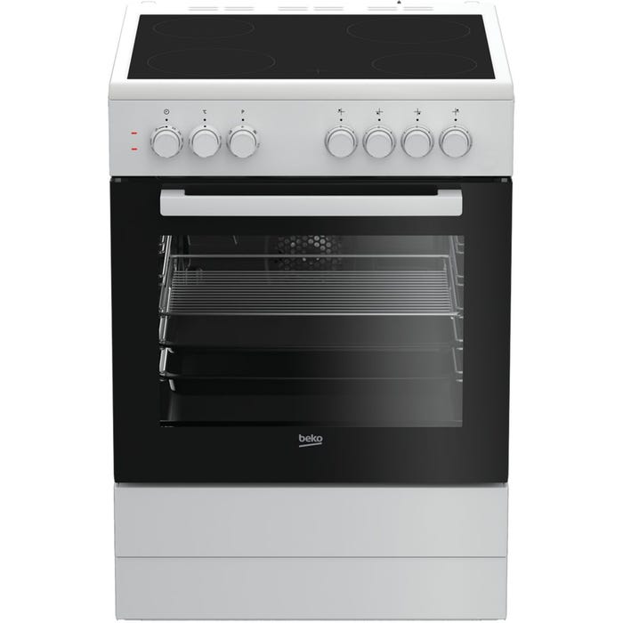 Cuisinière vitrocéramique BEKO FSE67100GWS 60cm