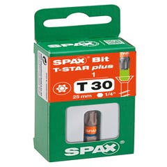 Embout de vissage Torx inox SPAX-BIT T 30, 25 mm 1
