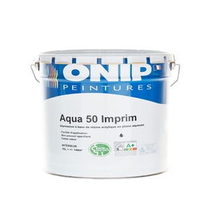 Sous-couche plaque de plâtre acrylique 16 L Aqua50 - ONIP 0