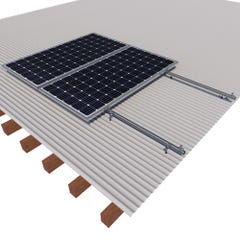 Kit de fixation pour 3 panneaux solaires double filetage F30-3 ETN - SUNFER 4