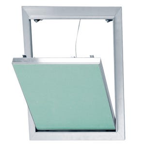 Trappe de visite aluminium, plaque 400 x 400 mm - PLACOPLATRE 0
