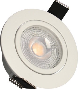 Ampoule Encastrable Spot Panel Equipée de 3 LED - Couleur Blanc KKS0093 -  Sodishop