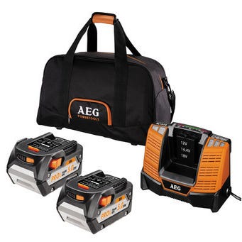 Pack AEG 18V - Outil multifonctions Brushless - Batterie 4.0 Ah - Chargeur  - Caisse de rangement ❘ Bricoman