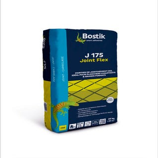 Mortier joint flex C2G gris argent 25 Kg J175 - BOSTIK 0