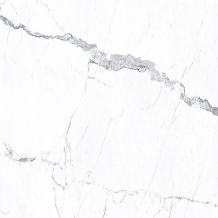 Carrelage sol intérieur effet marbre l.60x L.120cm - Statuario 1