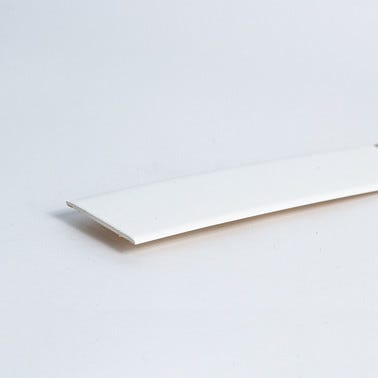 Barre de seuil plate adhésive métal chêne revêtu 83 x 3 cm