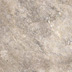 Carrelage sol extérieur effet pierre l.45 x L.45 cm - Alamo Moka 1