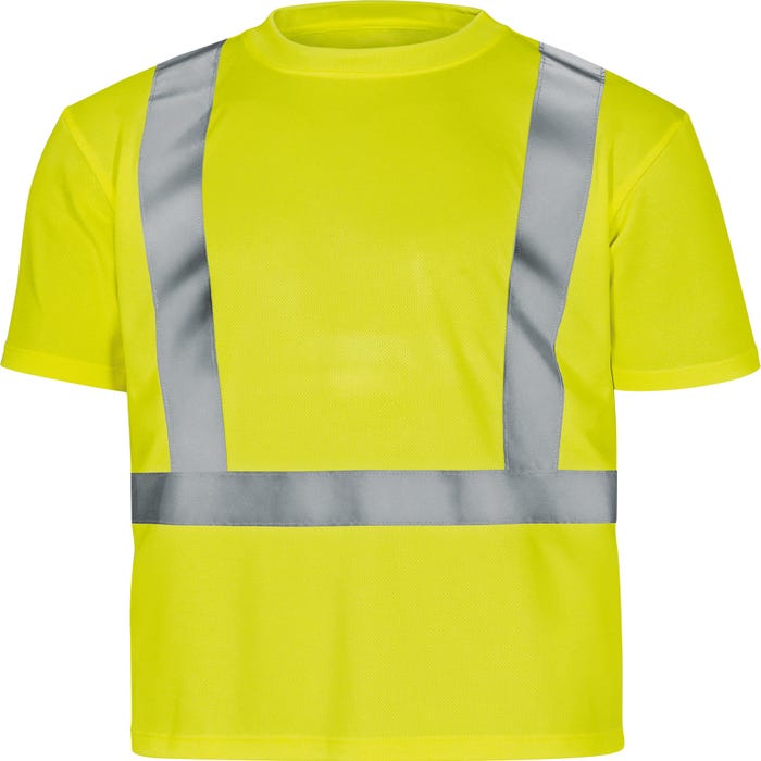 T-shirt de travail haute visibilité jaune T.S - DELTA PLUS 0
