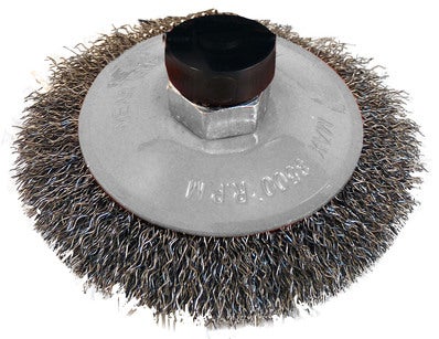 Brosse métallique pour meuleuse diamètre 100 mm - Distriartisan