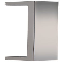 Poignée Aluminium finition galvanisé brillant entraxe 160 mm -  UA59 1