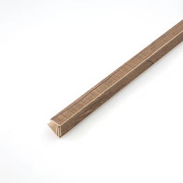 Profil de finition PVC extrémité clipsable megève brun Ep.5/8 mm Long.2,6 m - GROSFILLEX 0