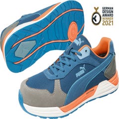 Chaussure de sécurité basse S1P SRC orange / bleu T.39 Frontside Low - PUMA 5