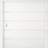 Bloc-porte laqué blanc poussant droit H.204 x l.73 cm Griff'Inox - JELD WEN 0