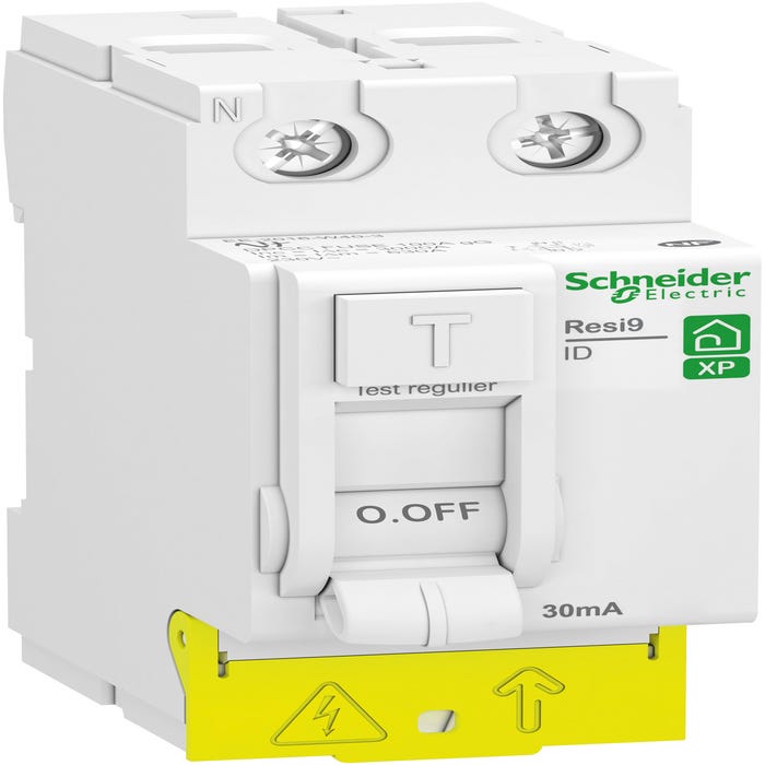 Interrupteur différentiel 2P 63A 30MA type A RESI9 - SCHNEIDER 2