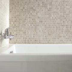 Mosaïque travertin beige l.30 x L.30 cm 0