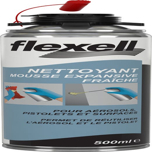Nettoyant pour Mousse polyuréthane expansive 500 ml- FLEXELL 0