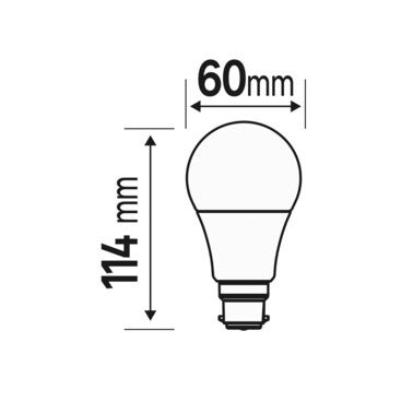 Ampoule LED À Baïonnette B22 A60 11W 1210LM B22 LED Light Bulbs