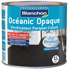 Vitrificateur parquet colore opaque gris 1 L Océanic - BLANCHON 0