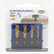 3 forets pour decoupe bois et pvc - DREMEL ❘ Bricoman
