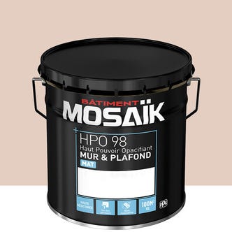 Peinture intérieure mat beige minéral teintée en machine 10L HPO - MOSAIK 1