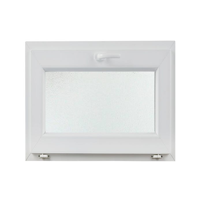 Fenêtre abattant OB1 PVC H.60 x l.80 cm blanc 3