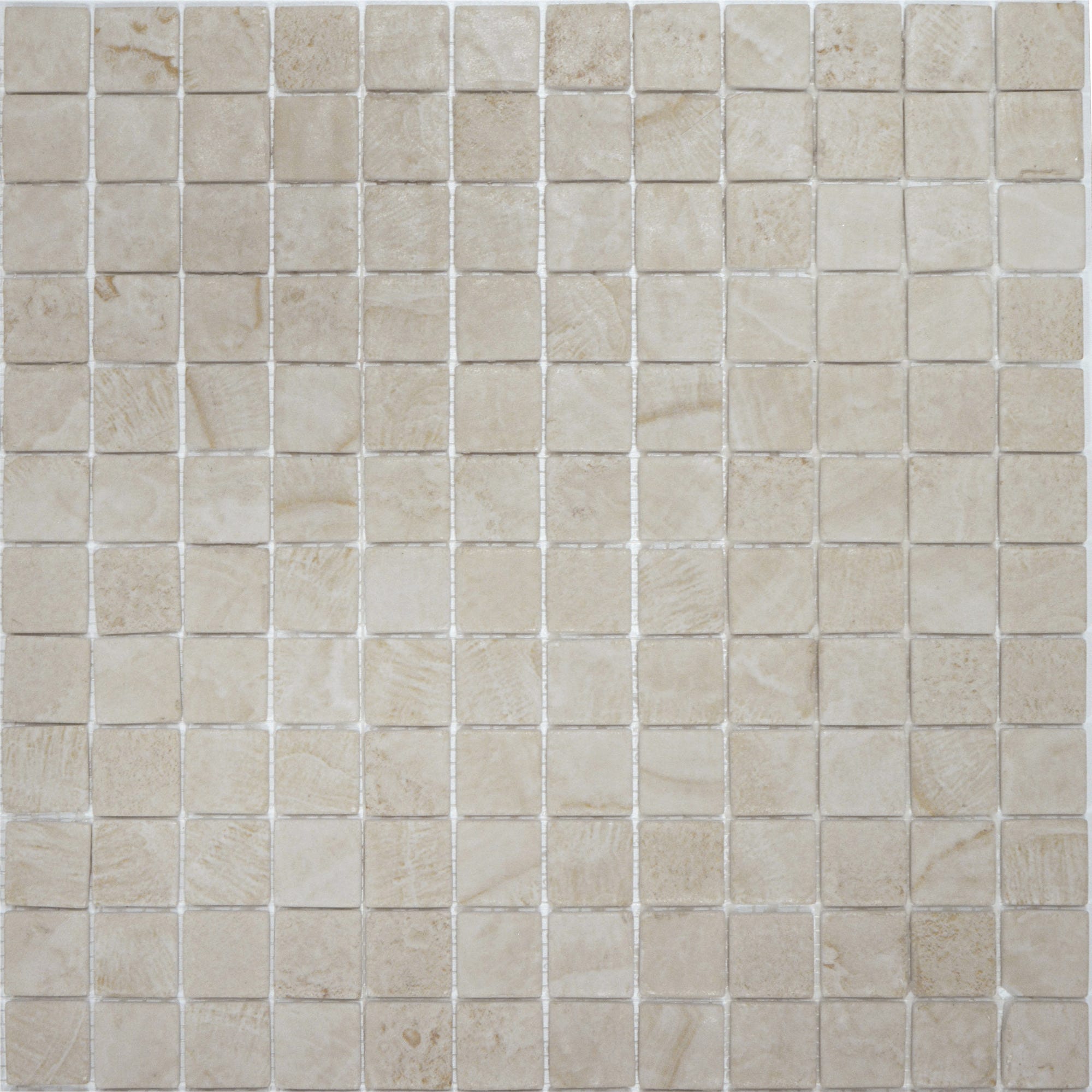 Mosaïque de berre beige mat l.31,1 x L.31,1 cm Stone 2