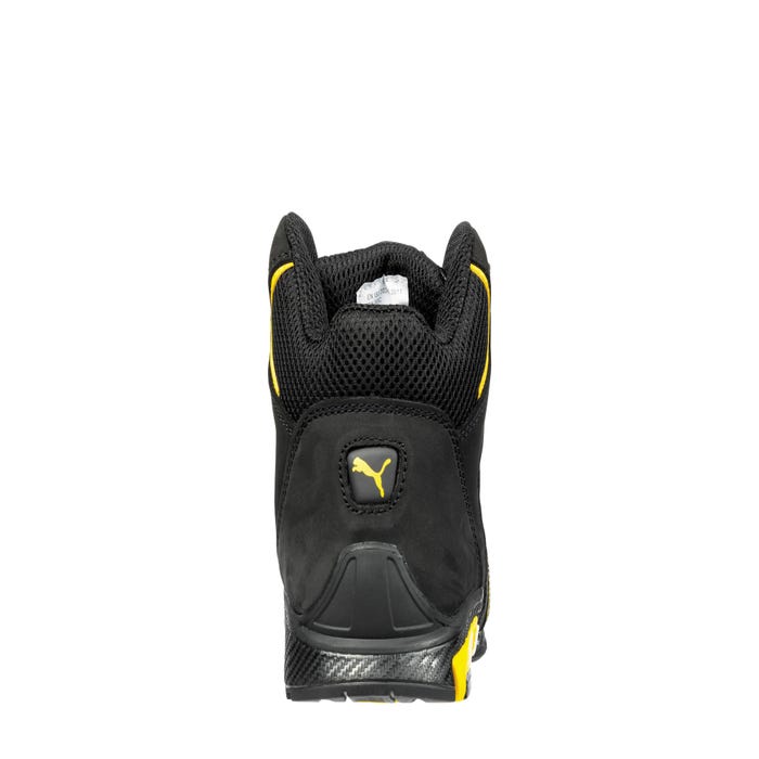 Chaussure de securité PUMA S3 Taille 40 Amsterdam Modèle haut noir & jaune 632240 9