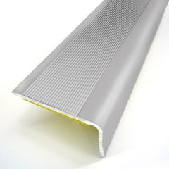 Nez de marche aluminium strié auto-adhésif L.110 x l.3,60 cm  3