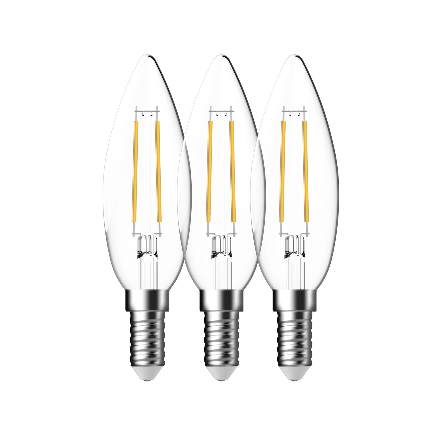 Ampoule LED E14 blanc chaud lot de 3 - NORDLUX 0