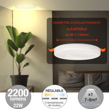 Downlight LED encastrable Frameles - ARLUX  1