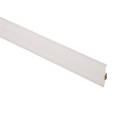 Plinthe PVC effet aluminium H.6 x Ep.1,2 cm Long.2,5m  1